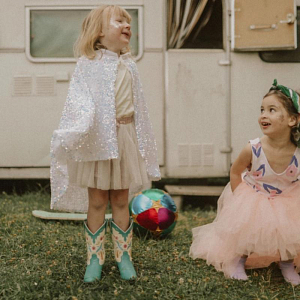 Накидка Ratatam "Whitesnow", мерцающий иней, 4-10 лет